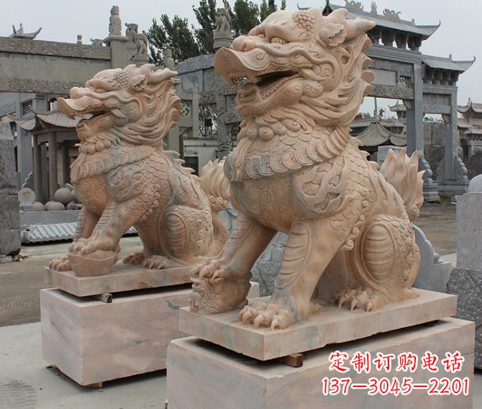周口尊贵的古典麒麟雕塑