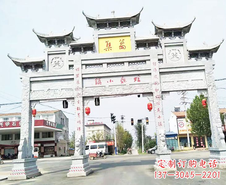 周口牌坊雕塑:传承古典文化,新的艺术精粹