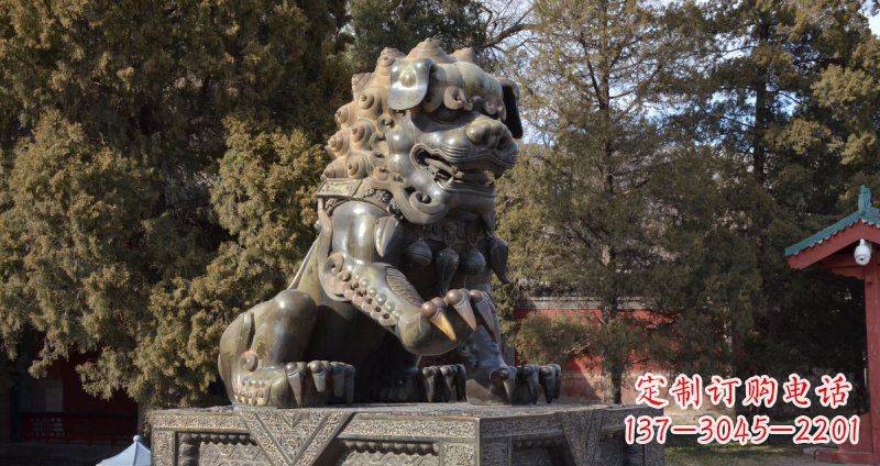 周口故宫狮子雕塑,展现古代文化之美