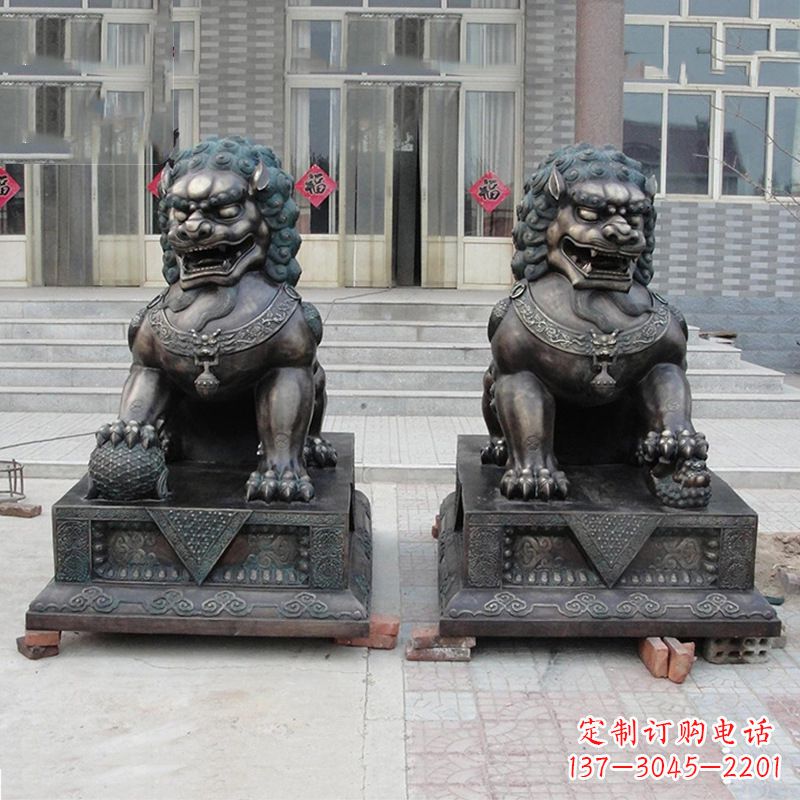 周口故宫狮子雕塑,精美绝伦,给您不一样的视觉享受