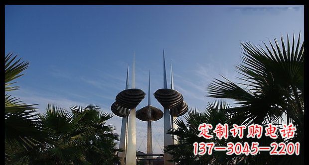 周口不锈钢避雷针抽象雕塑