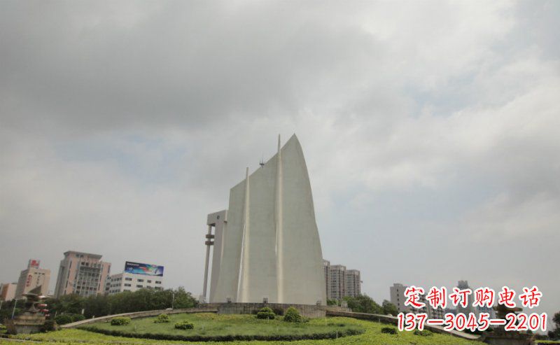 周口中领雕塑:让你的空间更英伦风——不锈钢抽象船帆雕塑