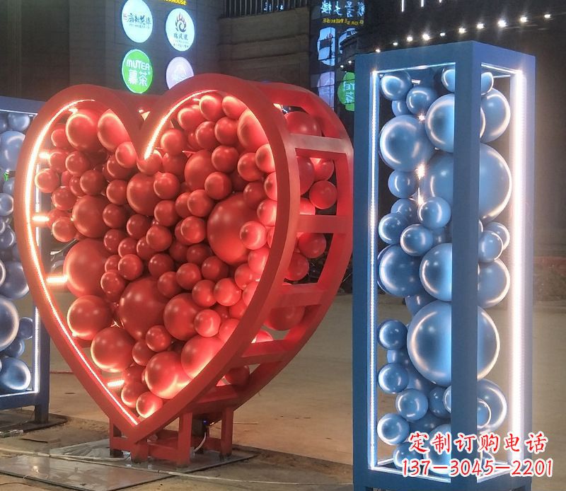 周口艺术级不锈钢字母雕塑