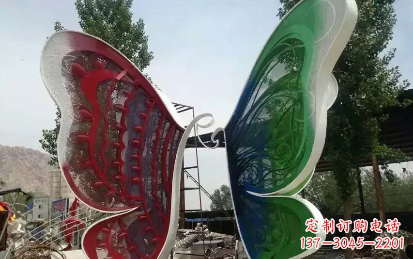 周口精美不锈钢蝴蝶雕塑