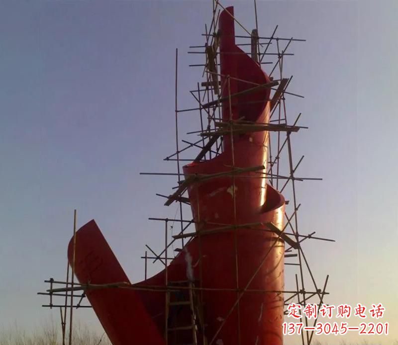 周口广场不锈钢火炬景观雕塑