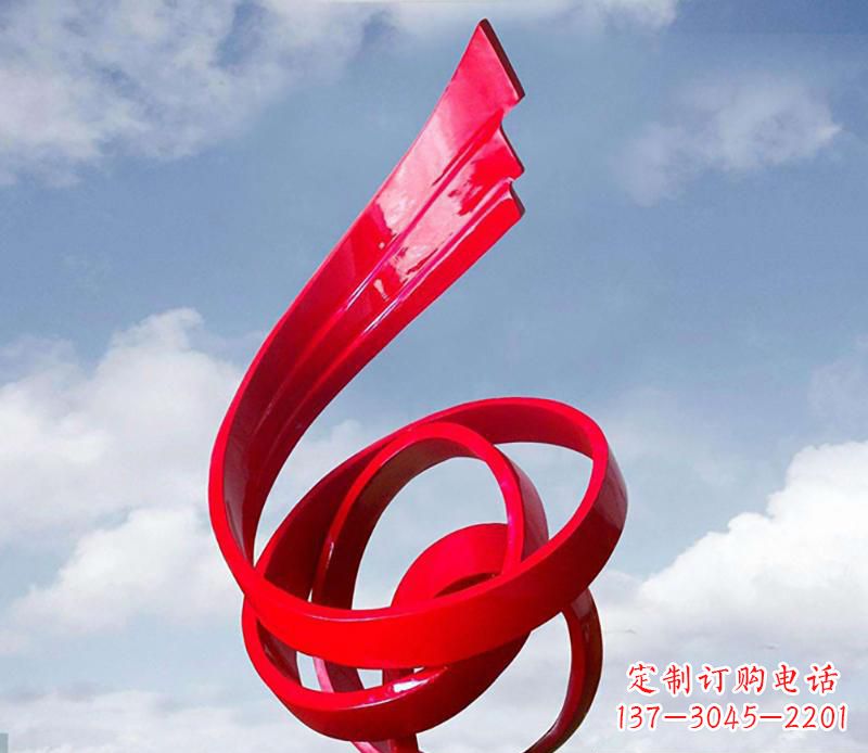 周口中领雕塑为您定制翅膀抽象雕塑