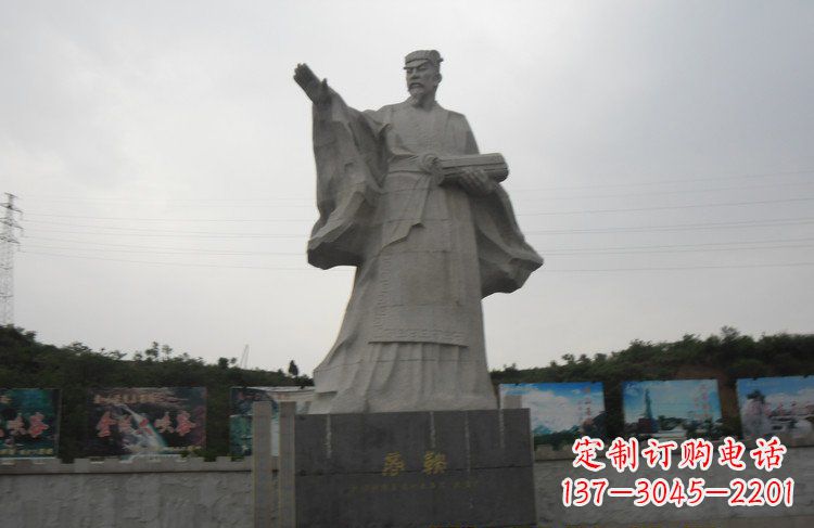周口高级大理石商鞅雕塑,传承古老文化