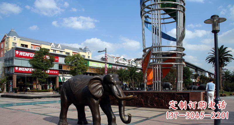 周口大象雕塑,倍受关注