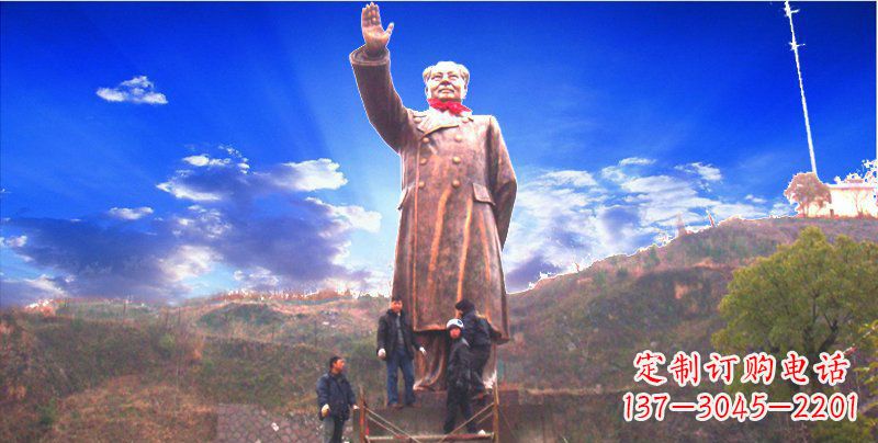周口广场大型毛主席伟人铜雕