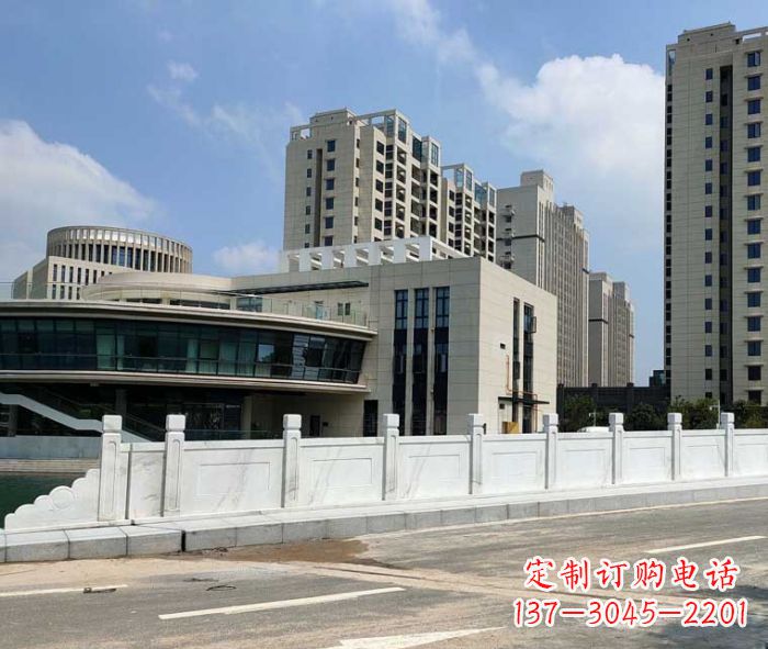 周口享受精美的广场景观大理石栏板雕塑