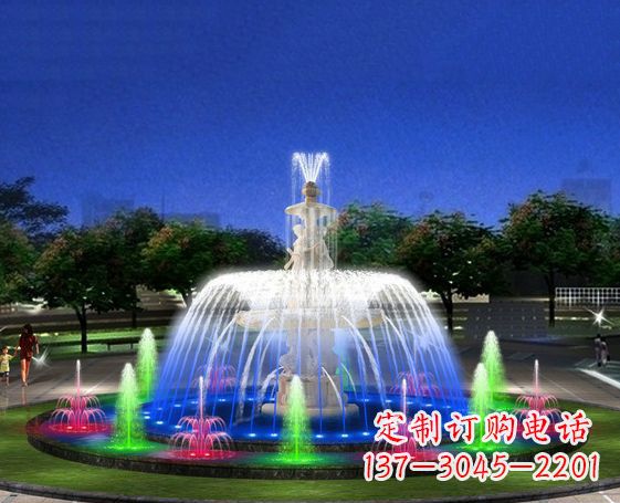 周口广场景观大型喷泉石雕 (2)