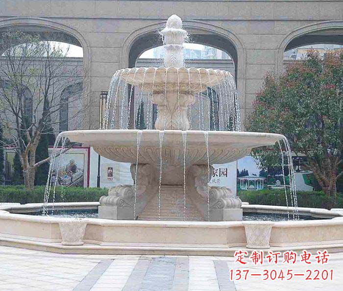 周口为广场添彩的喷泉大型石雕