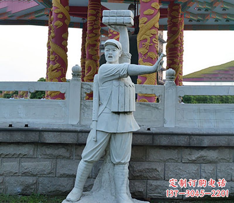 周口董存瑞石雕:一种传承精湛工艺的艺术品