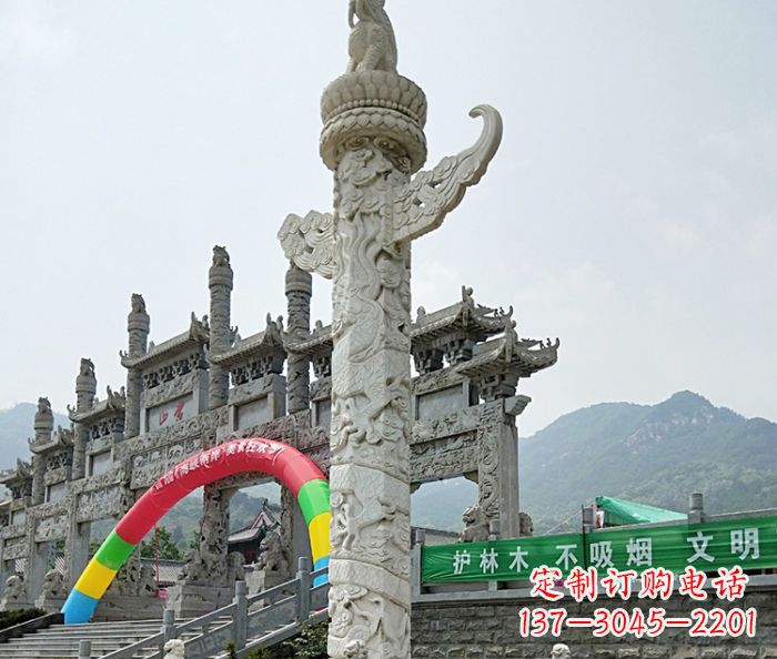 周口中领雕塑汉白玉华表石雕--专业的定制雕塑制作服务