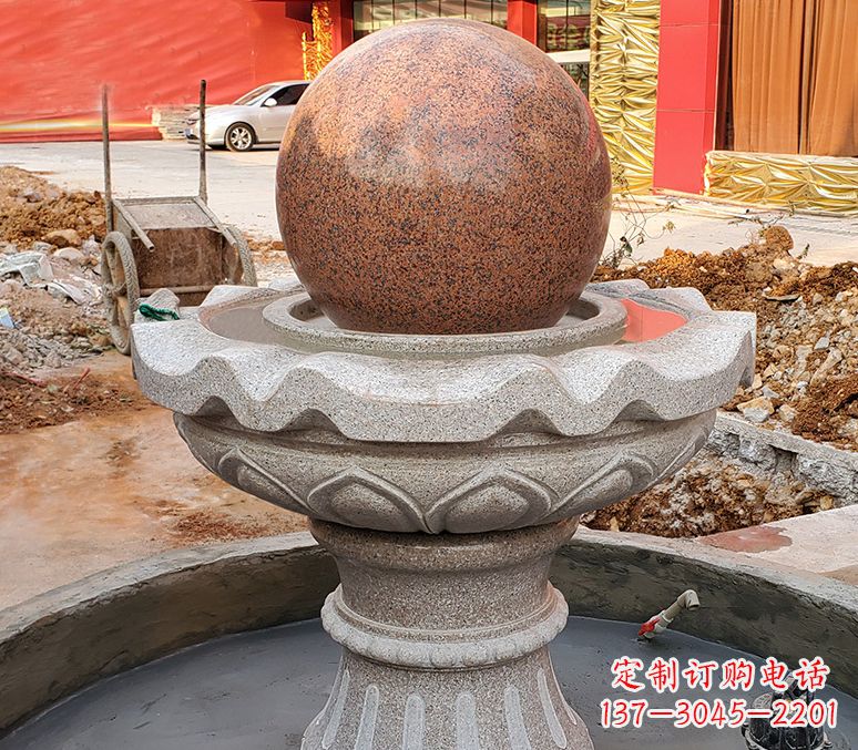周口精美喷泉石雕塑，点缀室外美感
