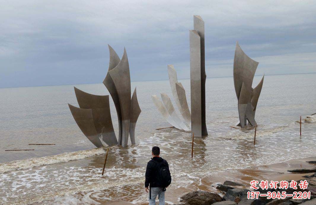 周口海洋船帆雕塑——送给宁静海滩的时刻