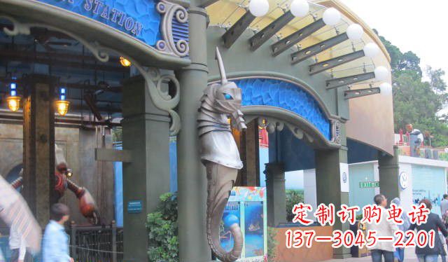 周口海马铜雕