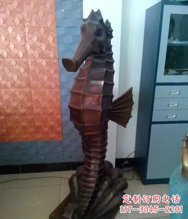 周口海马铸铜动物雕塑,品质保证
