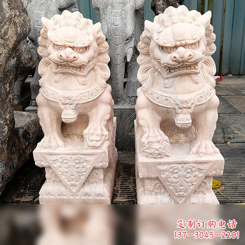 周口汉白玉北京狮子雕塑