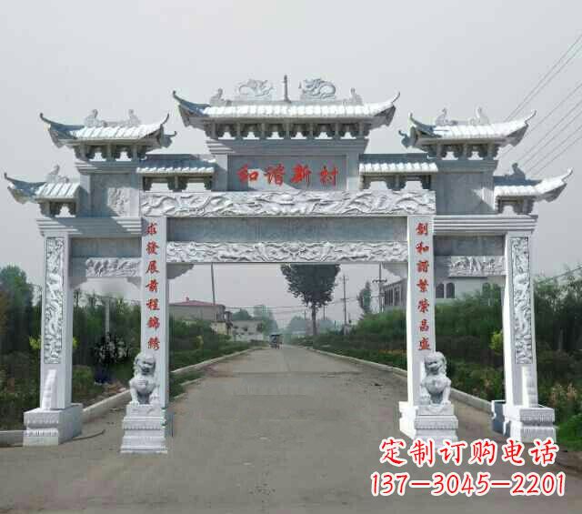 周口领雕塑|高品质牌坊雕塑