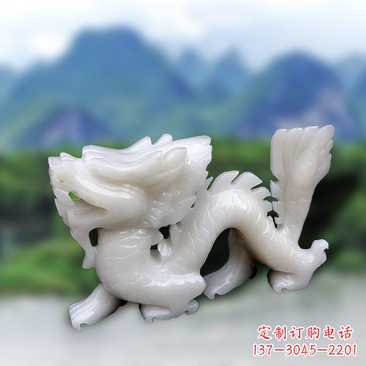 周口汉白玉龙雕塑饱含着中国传统文化的气息,是…