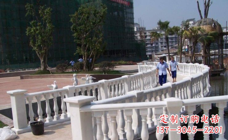 周口美轮美奂的汉白玉欧式栏杆雕塑