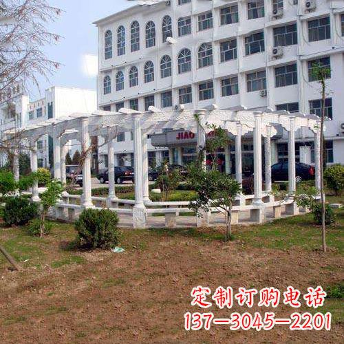 周口汉白玉雕花架,完美融合欧式石雕