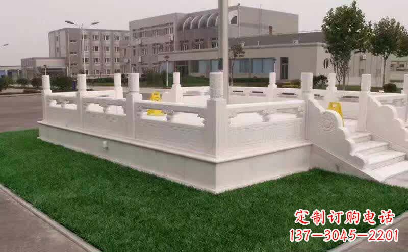 周口完美艺术——汉白玉升旗台雕塑