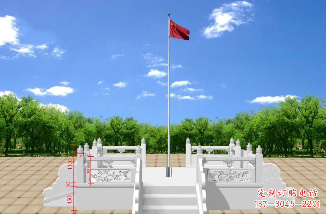 周口中领雕塑—汉白玉12