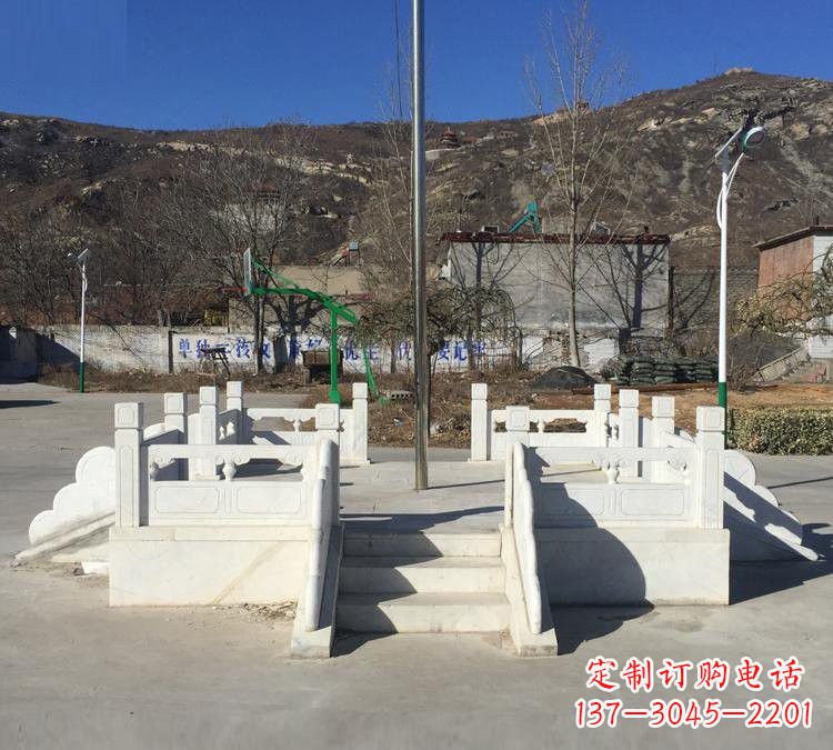 周口汉白玉雕刻的精致升旗台
