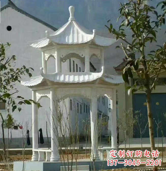 周口汉白玉凉亭雕塑,为您打造完美的艺术空间