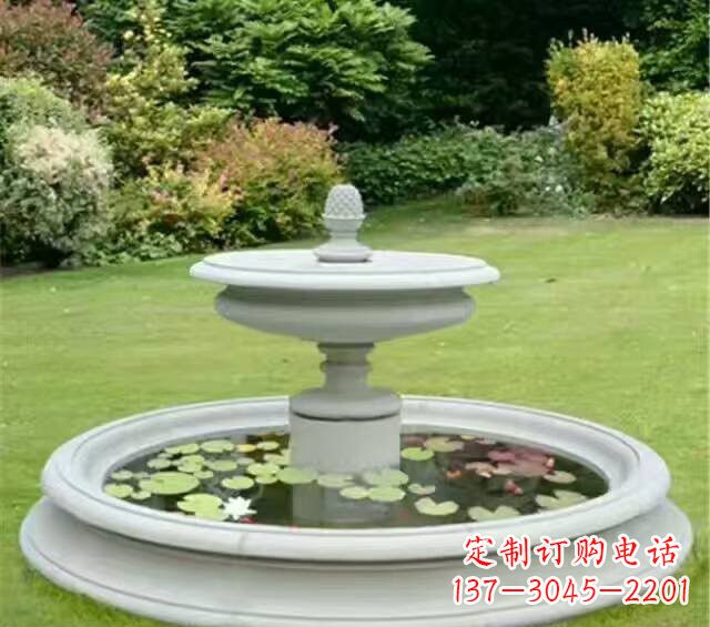 周口紫罗兰汉白玉喷泉雕塑
