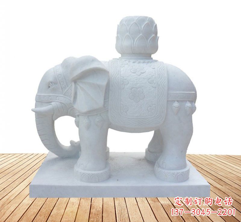 周口海象之爱,大象石雕塑