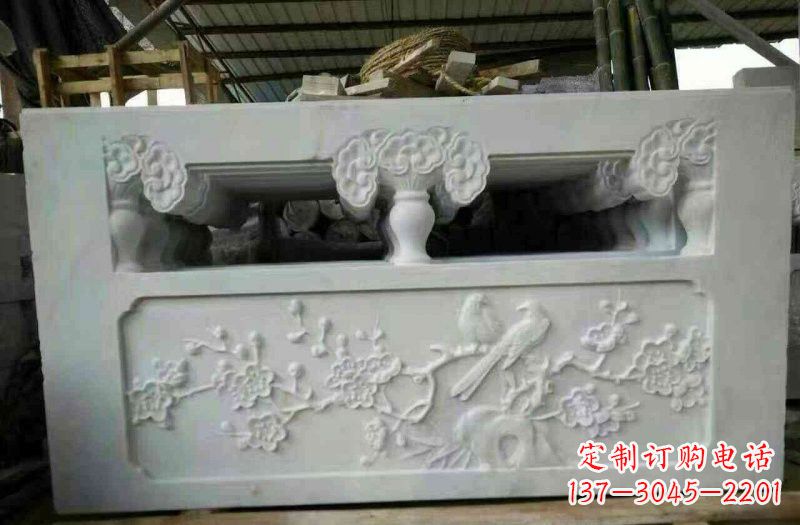 周口精美汉白玉浮雕栏板雕塑