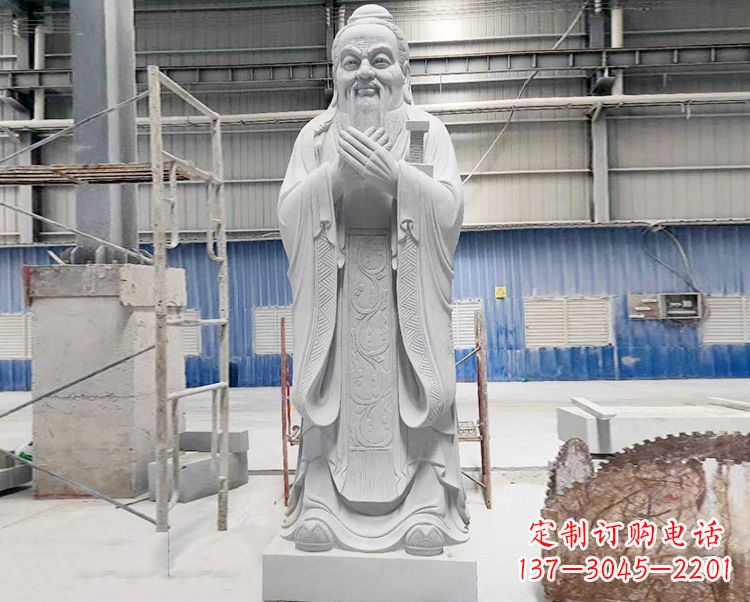 周口合浦一中孔子雕像