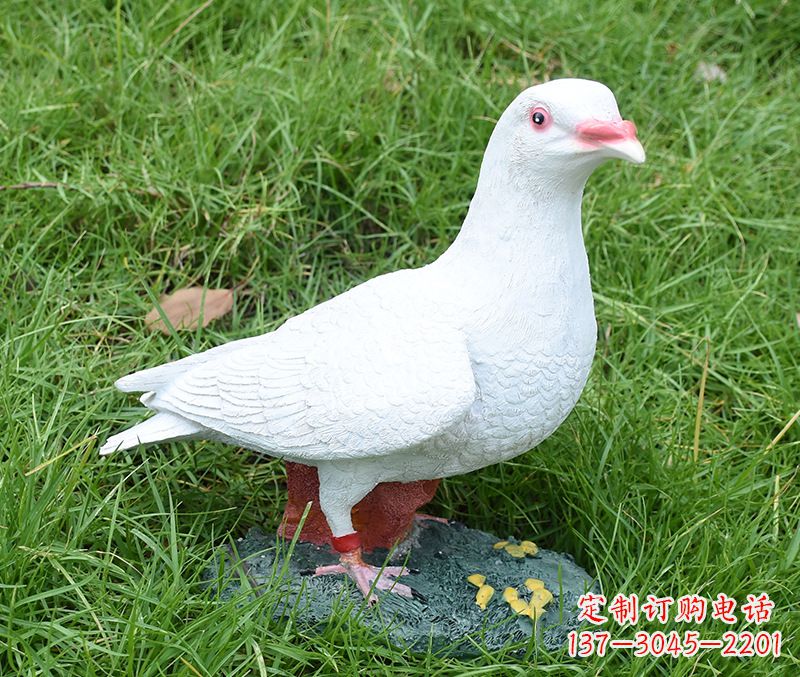 周口全球纪念和平鸽雕塑