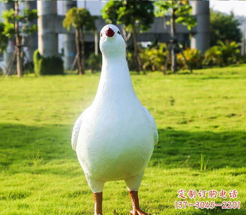 周口中领雕塑:和平鸽雕塑