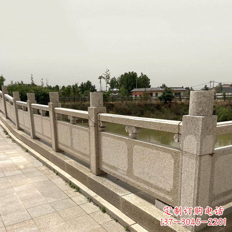 周口中领雕塑河道石栏板雕塑：定制精美绝伦