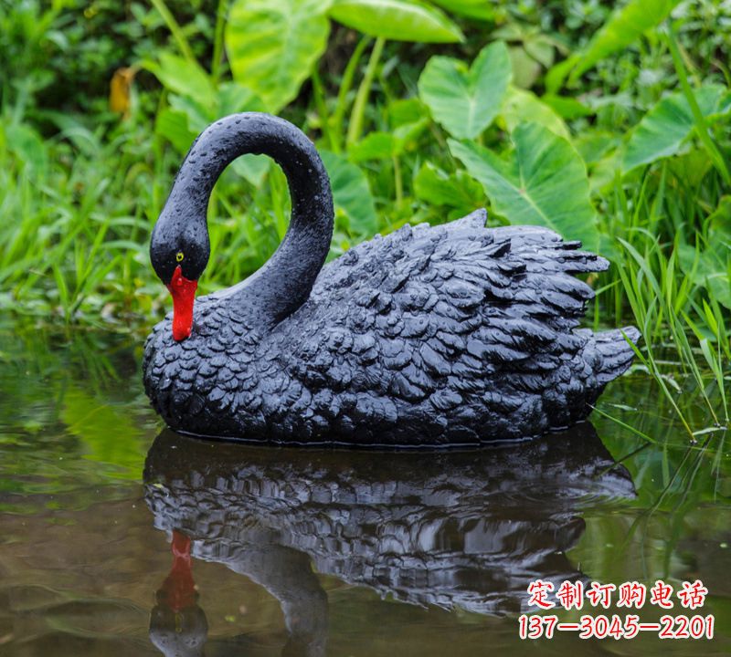 周口优美雕塑，精致天鹅雕塑