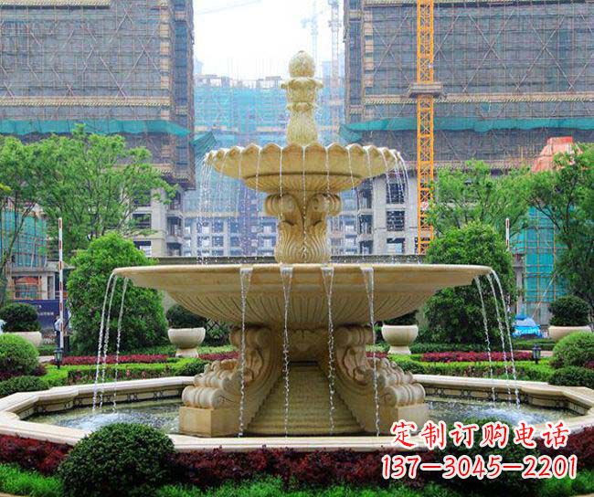 周口多层次喷泉雕塑,为您带来清凉夏日