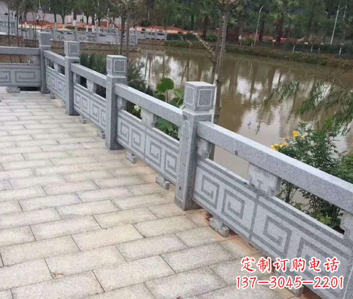 周口中领雕塑护城河建筑石雕栏板