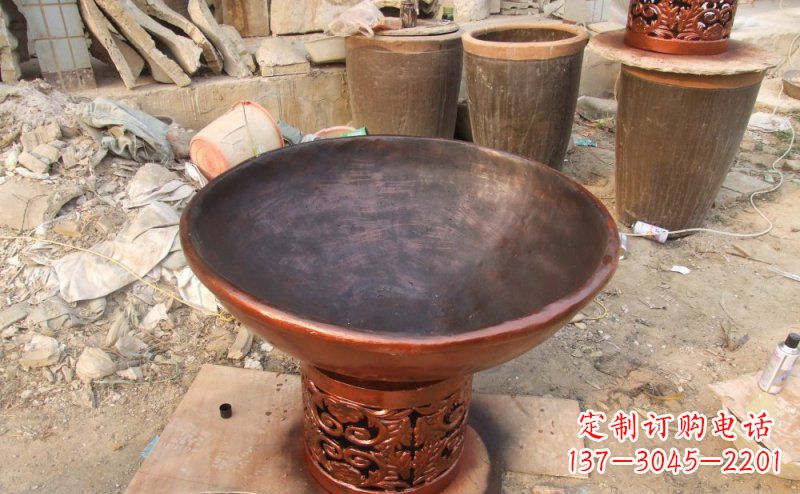 周口铜雕花盆,为景观打造精致无瑕