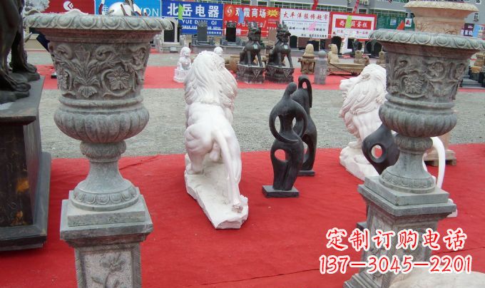 周口中领雕塑|花盆雕塑带来极致视觉体验