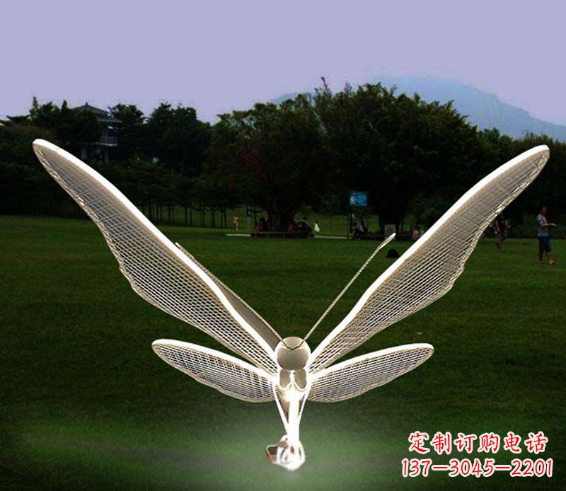 周口花园不锈钢装饰蝴蝶雕塑