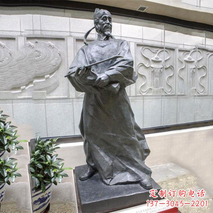 周口铸就历史——吴道子雕塑
