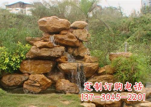 周口黄蜡石假山