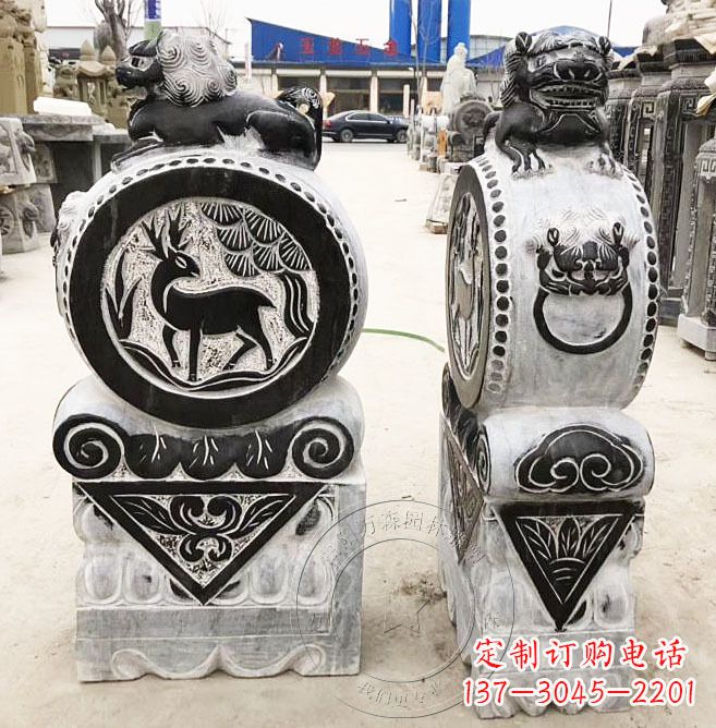 周口品质卓越的黄山石雕门墩石