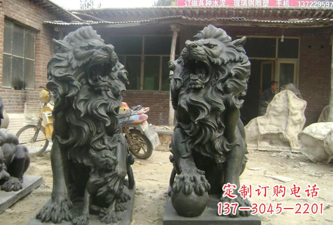 周口高质量铜制狮子雕塑