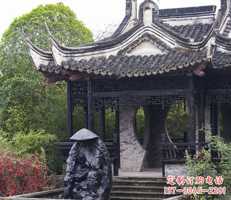 周口姜太公铜雕