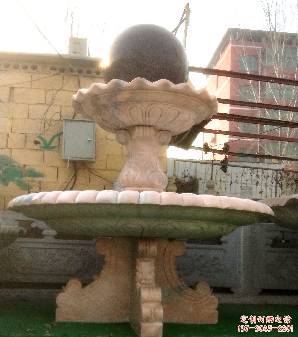 周口中领雕塑的风水球雕塑是一种独特的雕塑,其…